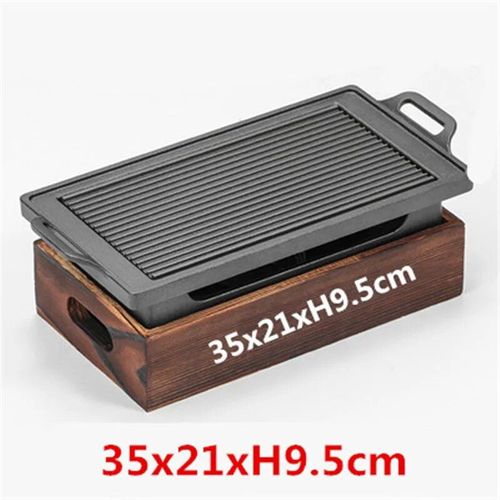 Barbecue portable sans fumée,four à charbon de bois coréen et japonais,cuisinière domestique,table de barbecue antiarina - Type 35x21xH9cm #B