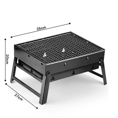 Barbecue d'extérieur Portable et pliable,Barbecue en bois et en carbone,cuisinière à charbon pour la cuisson des grillades à viande en carbone - Type Small