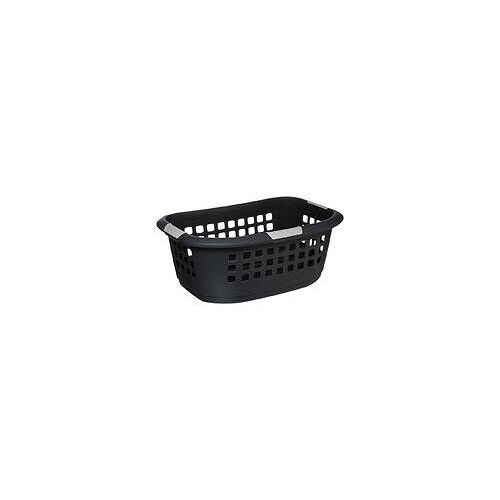 Panier ? linge ergonomique Gris Fonc? avec 3 poign?es 51 L