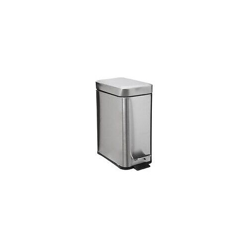 Poubelle de salle de bain ? p?dale en métal Soft Close 5 L