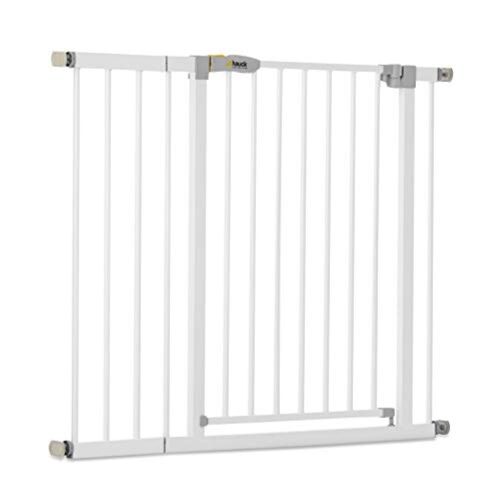 Barrière + Extension De Barrière De Sécurité Open N Stop Kd +21cm White - Hauck