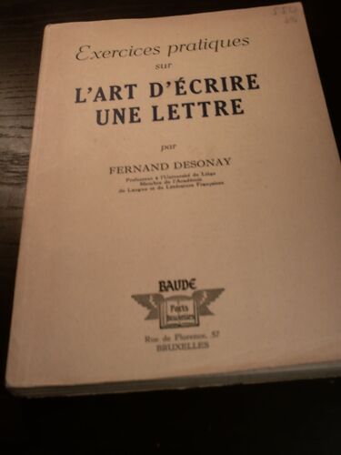 Exercices Pratiques Sur L'art D'écrire Une Lettre