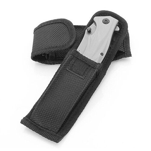 Porte-Lampe De Poche Pliable, Couteau Pliant, Poche, Taille, Nylon, Rangement, Pince, Sac, Étui, Gaine, Boucle De Ceinture, Poche De Transport, Kit D'Outils De Camping En Plein Air