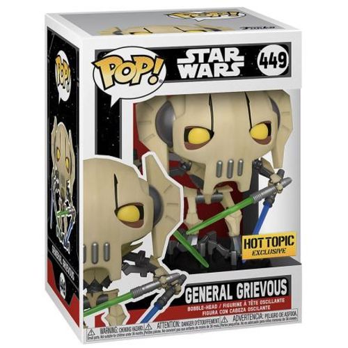 Figurine Funko Pop - Star Wars 3 : La Revanche Des Sith N°449 - General Grievous 4 Sabres (56139)