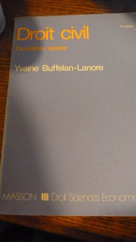Droit Civil - 2 Année