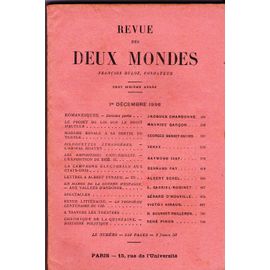 Revue Des Deux Mondes  1° Décembre 1936  Tome 36