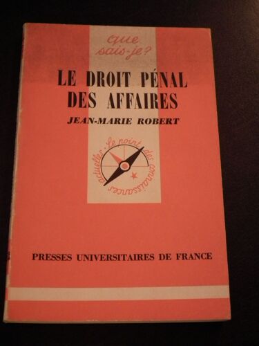 Le Droit Pénal Des Affaires