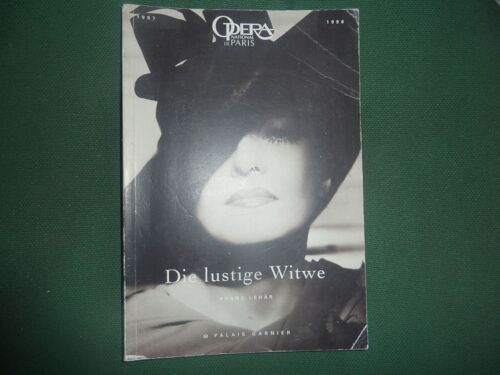 Die Lustige Witwe Opera National De Paris Passport Saison 1997-1998 Au Palais Garnier