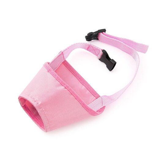 Rose - Muselière Ajustable Pour Chien De Compagnie, Respirant, Anti-Aboiement, À Mâcher, Accessoire D'entraînement, Respirateur Pour Petits, Moyens Et Grands Chiens