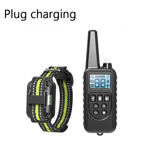 Style G - Collier Électrique Pour Chien, Contrôle Sans Fil Jusqu'à 300 Mètres, Bip Lumineux, Niveau 1 100, Vibration, 4 Modes, Étanche, Rechargeable