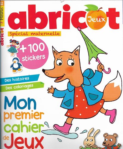 Abricot Jeux Special Maternelle - 3-5 Ans - Octobre/Novembre/Decembre 2020 - N°64