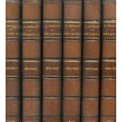 Melanges Religieux, Historiques, Politiques Et Litteraires, 18 Volumes (1842-1872)