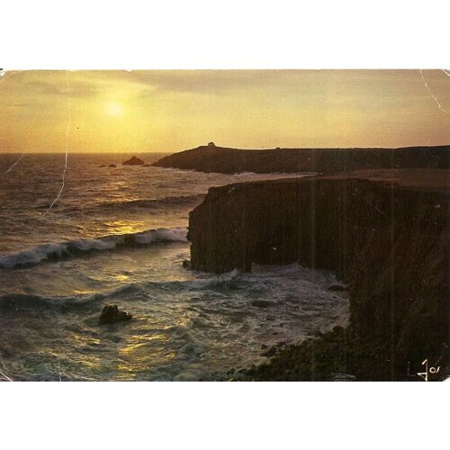 Carte Postale Presqu'ile De Quiberon - Coucher De Soleil Sur Port Blanc