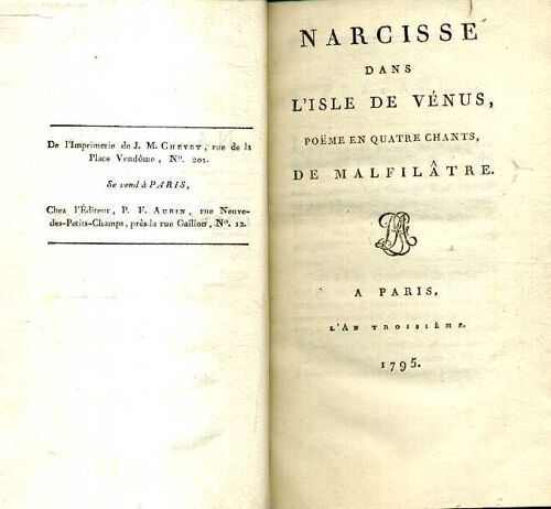 Narcisse Dans L'isle De Venus