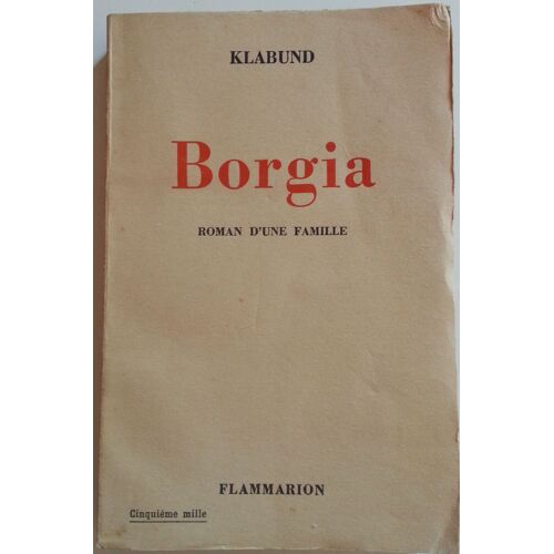 Borgia Roman D'une Famille