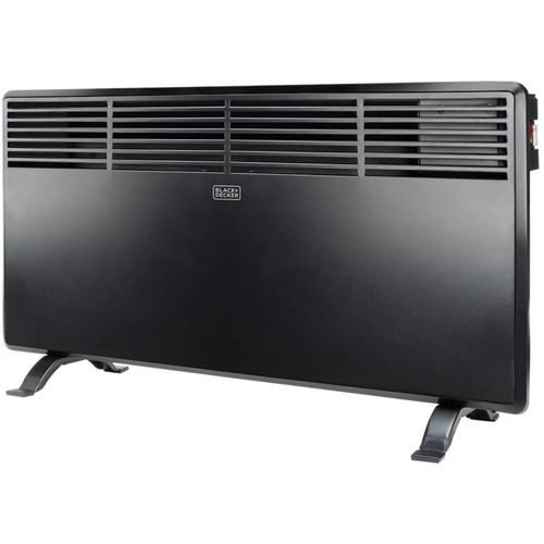 BLACK+DECKER BXCSH1800E Radiateur électrique 1800W pour Salles de Bains avec Commande Digitale et Support mural