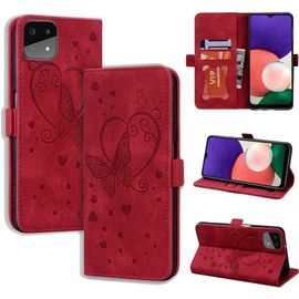 Coque Samsung Galaxy A22 5g, Samsung A22 5g, Flip Case En Protecion Pour Samsung Galaxy A22 5g (6,6""), Rouge