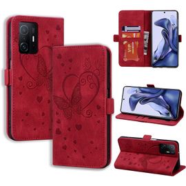 Coque Xiaomi 11t Pro 5g, Xiaomi 11t 5g, Flip Case En Protecion Pour Xiaomi 11t / 11t Pro, Rouge
