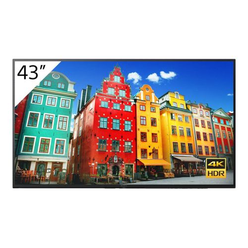 Sony Bravia Professional Displays FW-43BZ30J - 43" écran LCD rétro-éclairé par LED - signalisation numérique - 4K UHD (2160p) 3840 x 2160 - HDR - Direct LED