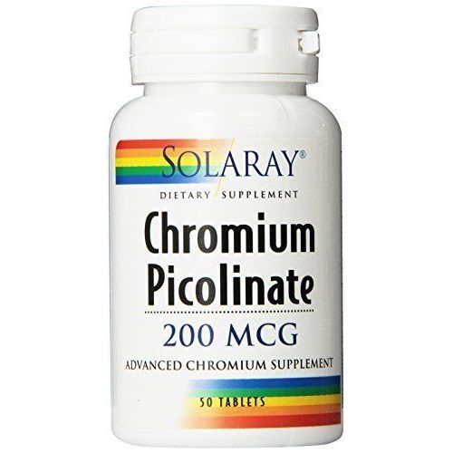 Solaray Chromium Picolinate 50 Tabletas 