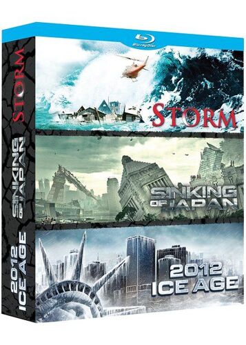 Catastrophe : The Storm + Sinking Of Japan + 2012 : Ice Age - Pack - Blu-Ray