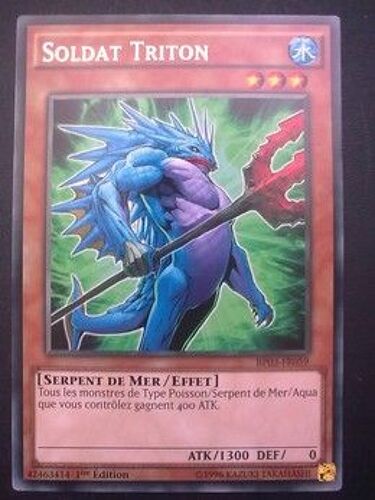 Carte Yu Gi Oh - Soldat Triton - Bp03-Fr059 - Rare