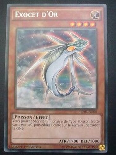 Carte Yu Gi Oh - Exocet D'or - Bp03-Fr040 - Rare