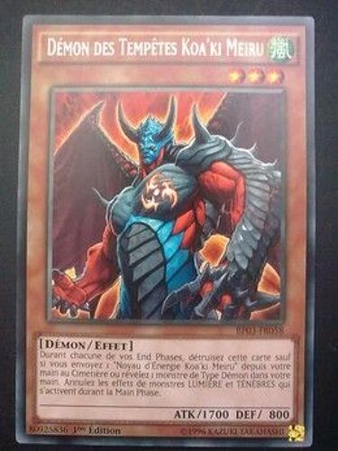 Carte Yu Gi Oh - Demon Des Tempetes Koa'ki Meiru - Bp03-Fr058 - Rare