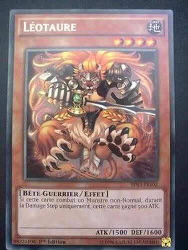 Carte Yu Gi Oh - Léotaure - Bp03-Fr102 - Rare