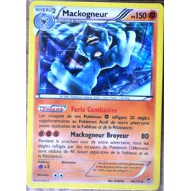 Carte Pokémon 46/111 Mackogneur 150 Pv Rare Xy03 Poings Furieux Neuf Fr