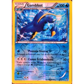 Carte Pokémon 24/111 Gamblast 100 Pv Rare Reverse Xy03 Poings Furieux Neuf Fr