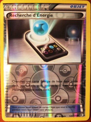 Carte Pokémon 128/149 Recherche D'énergie Frontières Franchies Neuf Fr