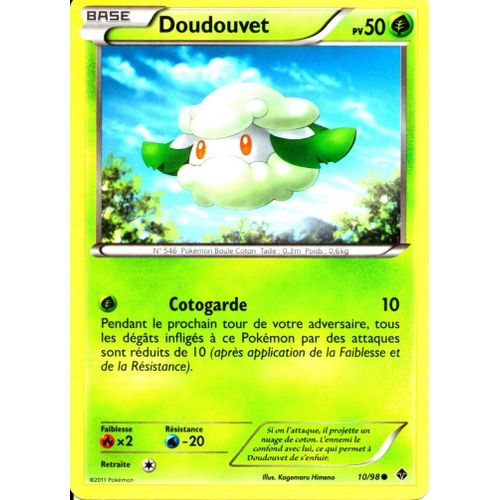Carte Pokémon 10/98 Doudouvet 50 Pv Pouvoirs Emergents Neuf Fr