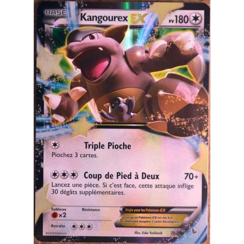 Carte Pokémon 78/106 Kangourex Ex 180 Pv Xy Étincelles Neuf Fr