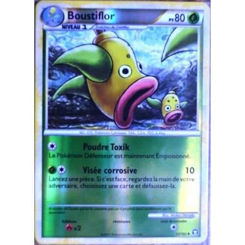 Carte Pokémon 53/102 Boustiflor 80 Pv - Reverse Hs Triomphe Neuf Fr