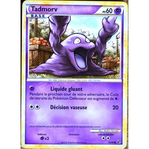 Carte Pokémon 50/90 Tadmorv 60 Pv Hs Indomptable Neuf Fr