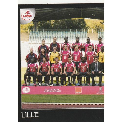 N° 132 - Stickers Image Panini - Foot 2008 - Demi Equipe - Losc Lille