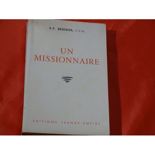 Un Missionnaire