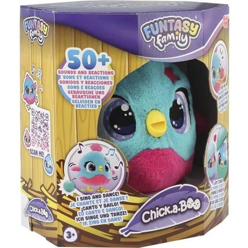 Chick-A-Boo - Peluche intéractive - JUMBO - FUNTASY FAMILY - Dès 3 ans