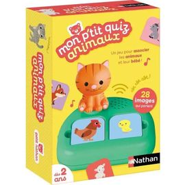 Mon P'tit Quiz Animaux - Jeu Éducatif - Nathan - Dès 3 Ans