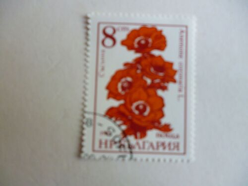 Timbre "Bulgarie 1985 :Anemone Coronaria".