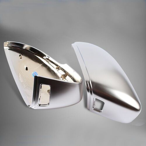 With Hole Boîtier De Protection Pour Miroir Latéral | 2 Pièces, Étui Pour Rétroviseur De Porte Chromé Mat, Boîtier De Protection Pour Passat B7 Cc Scirocco