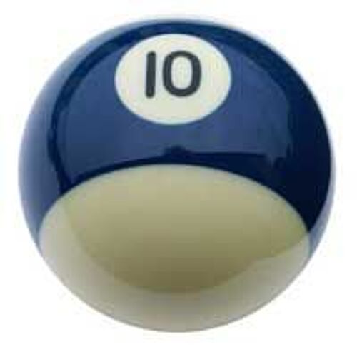 Bille Billard Américain Aramith N°10, 57,2mm