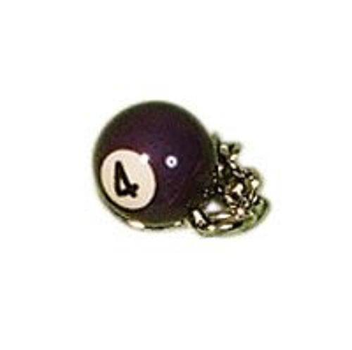 Porte clés billes de billard numéroté