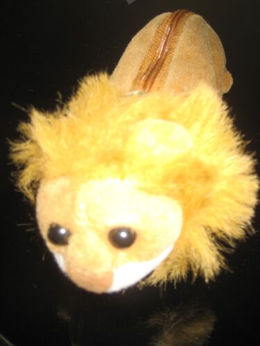 Trousse Peluche Enfant Lion Avec Fermeture Éclair 28 Cm
