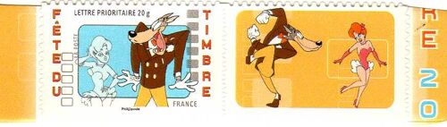 Fête Du Timbre 2008 Tex Avery Le Loup Et La Girl  4151a