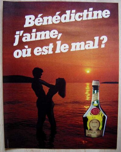 Publicité Papier - Liqueur Bénédictine De 1981
