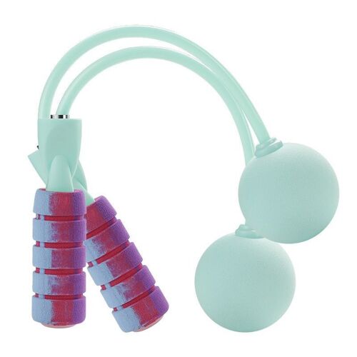 Corde À Sauter Sans Fil Pour Le Fitnessvert, Sans Enchevêtrement, Corde À Sauter Lestée Avec Poignées En Mousse À Mémoire De Forme Pour Exercices Hommes, Femmes Et Enfants