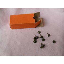 Ww2 Us Boite De 100 Clous/Punaises Américaines Militaire Réglementaire Camouflées 1943 3