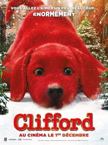 Clifford - Véritable Affiche De Cinéma Pliée - Format 40x60 Cm - De Walt Becker Avec Darby Camp, Jack Whitehall, Izaac Wang, John Cleese - 2021